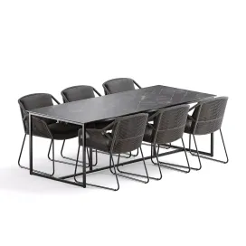 Outdoor Garden Woven Dining Set